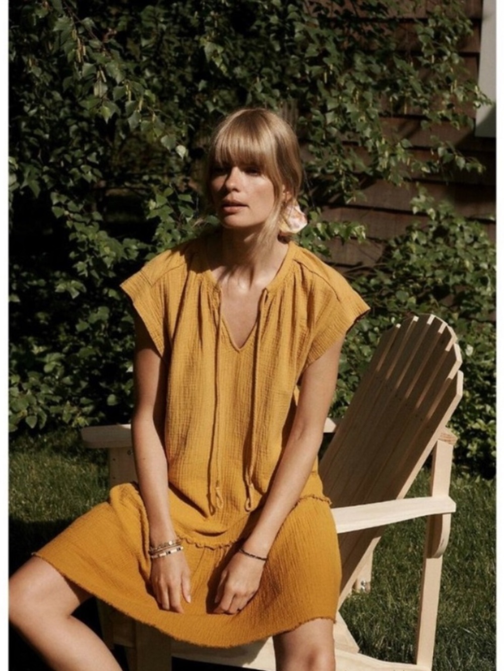Anthropology lydia ombre tunic dress 100% cotton